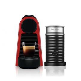 Cafetera Nespresso Essenza Mini D30 0.6 Litros Roja + Aeroccino