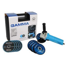 Amoladora Angular Gamma G1910KAR Kit 750W