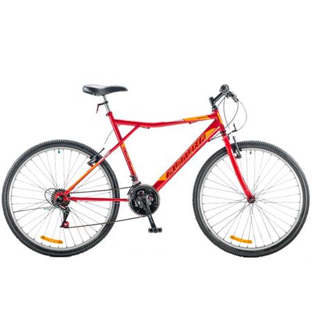 Bicicleta Mountain Bike Futura 5176 21 Velocidades Rodado 26 Roja